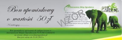 Bon upominkowy  50,00 PLN