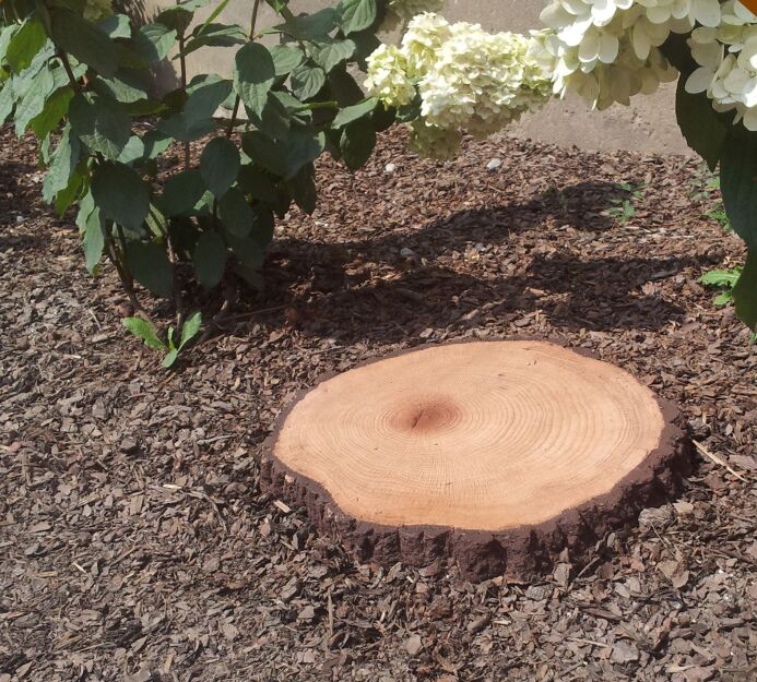 Krążek 45 betonowy drewnopodobny - JASNY